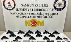 Samsun'da kaçak silah ticareti yaptıkları iddiasıyla 2 kişi yakalandı