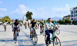 Fethiye’de temiz hava ve sağlıklı yaşam için pedalladılar