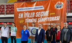 Muğla Büyükşehir sporcusu masa tenisinde Türkiye şampiyonu oldu