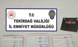 Tekirdağ’da sahte para operasyonu: 23 bin TL sahte para ele geçirildi