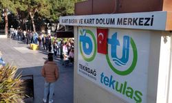 Tekirdağ’da toplu taşıma kartı kuyruğu