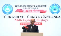 ANKARA - Başkentte "Türk Asrı ve Türkiye Yüzyılında Milli Eğitim Çalıştayı" düzenlendi