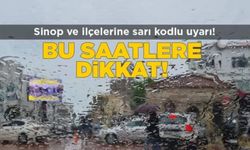 Sinop ve tüm ilçelerine meteorolojik uyarı