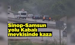 Sinop’ta kaza: 1 yaralı