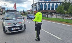 Bafra'da trafik ve göçmen kaçakçılığı denetimleri yapıldı