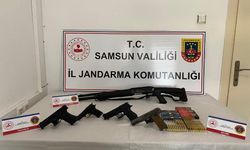 Samsun'da kaçak silah ticareti yaptıkları iddiasıyla 2 kişi yakalandı