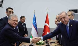 Cumhurbaşkanı Erdoğan, Özbekistan Cumhurbaşkanı Mirziyoyev ile görüştü