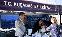 Kuşadası Belediyesi’nin beslenme çantası desteği başladı