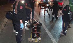 Maltepe’de otomobil motosiklete çarptı: 1 yaralı