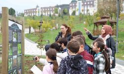 Öğrencilerden, Düzce Üniversitesi Botanik Bahçesi’ne ziyaret