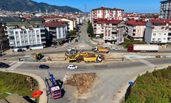 Ordu Büyükşehir Belediyesi’nden kavşak çalışması