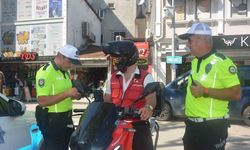 Ordu’da motosiklet ve otomobil sürücülerine eş zamanlı denetim