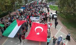 Yalova’da Gazze işgalinin 1. yıl dönümünde protesto yürüyüşü