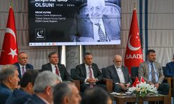 ANKARA - CHP Genel Başkanı Özel'den Saadet Partisine taziye ziyareti