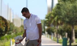 Antalyaspor'un sahiplendiği köpeğe "Akrep" ismi verildi