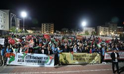 MUŞ - İsrail'in Gazze'ye yönelik saldırıları protesto edildi