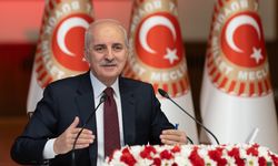 TBMM Başkanı Kurtulmuş, 28. Dönem 1. ve 2. Yasama Yılı Değerlendirme Toplantısı'nda basın mensuplarıyla bir araya geldi