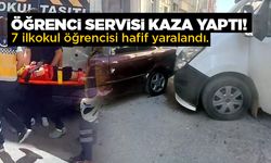 Sinop’ta öğrenci servisi kaza yaptı