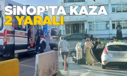 Sinop’ta trafik kazası