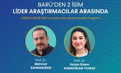 BARÜ’den 2 akademisyen “Lider Araştırmacılar” arasında yer aldı