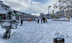 Bolu’da kar kalınlığı 30 santimetreyi aştı