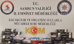 Samsun’da kaçak sigara operasyonu