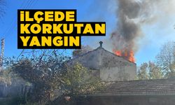 Sinop'un ilçesinde yangın