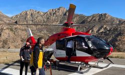 GÜMÜŞHANE - Ambulans helikopter 70 yaşındaki hasta için havalandı