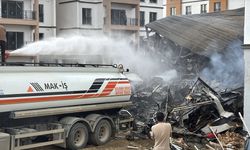 Hatay'da şantiyedeki konteynerde çıkan yangın söndürüldü