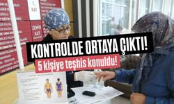 Sinop'ta 5 kişiye ön teşhis konuldu