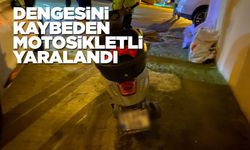 Sinop’ta çukura giren motosikletli yaralandı