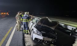 MARDİN - Yoldaki lastiği kaldırmak isteyen sürücü otomobilin çarpması sonucu ağır yaralandı