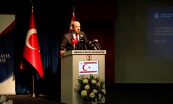 SAMSUN - KKTC Cumhurbaşkanı Tatar, konferansta konuştu