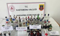 Kastamonu’da sahte içki operasyonunda 2 kişi gözaltına alındı