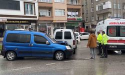 Samsun’da iki ticari araç çarpıştı