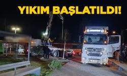 Yıkım kararı verilen işletme için adım atıldı