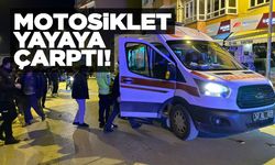 Motosiklet kazasında 2 kişi yaralandı