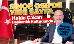 Sinop OSB'de Hakkı Çakan dönemi