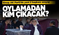 AK Parti Genel Merkezi Sinop'ta yeni il başkanı için nabız yokladı