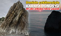 Sinop'ta şaşırtan doğa olayı