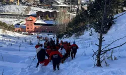 Milli sporcuların antrenmanı sırasında çığ düştü