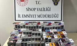 Sinop’ta 24 bin 980 adet makaron ele geçirildi