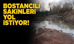 Bostancılı sakinleri çamurlu yoldan şikâyetçi