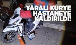 Virajı alamayan motosiklet devrildi