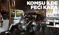 8 aracın karıştığı zincirleme trafik kazasında 2 kişi yaralandı