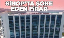 Sinop’ta mahkum hastaneden firar etti!