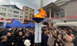 Sinop'un ilçesinde konutlara ilk doğal gaz verildi