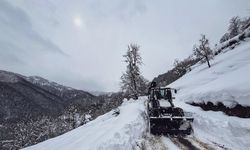 Rize’de kar nedeniyle 73 köy yolu ulaşıma kapandı