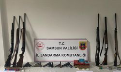 Samsun’da ruhsatsız silah operasyonu