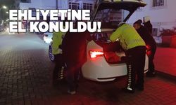 Alkollü sürücüye cezai işlem uygulandı